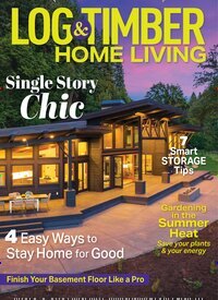 Titelbild der Ausgabe 8/2025 von Log & Timber Home Living. Diese Zeitschrift und viele weitere Gartenzeitschriften und Wohnzeitschriften als Abo oder epaper bei United Kiosk online kaufen.