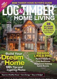 Titelbild der Ausgabe 13/2025 von Log & Timber Home Living. Diese Zeitschrift und viele weitere Gartenzeitschriften und Wohnzeitschriften als Abo oder epaper bei United Kiosk online kaufen.