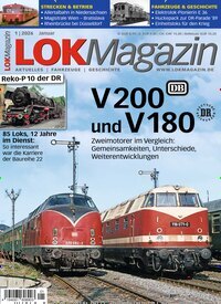 Titelbild der Ausgabe 1/2026 von LOK Magazin. Diese Zeitschrift und viele weitere Reisemagazine, Freizeitmagazine und Wissensmagazine als Abo oder epaper bei United Kiosk online kaufen.