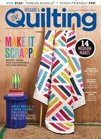 Titelbild der Ausgabe 4/2024 von Love Patchwork & Quilting. Diese Zeitschrift und viele weitere Modemagazine und DIY-Magazine als Abo oder epaper bei United Kiosk online kaufen.