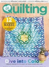 Titelbild der Ausgabe 13/2025 von Love Patchwork & Quilting. Diese Zeitschrift und viele weitere Modemagazine und DIY-Magazine als Abo oder epaper bei United Kiosk online kaufen.
