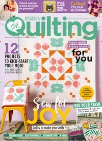 Titelbild der Ausgabe 124/2023 von Love Patchwork & Quilting. Diese Zeitschrift und viele weitere Modemagazine und DIY-Magazine als Abo oder epaper bei United Kiosk online kaufen.
