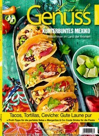 Titelbild der Ausgabe 8/2019 von Lust auf Genuss. Diese Zeitschrift und viele weitere Kochzeitschriften und Backzeitschriften als Abo oder epaper bei United Kiosk online kaufen.