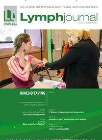 Titelbild der Ausgabe 2/2022 von Lymphjournal. Diese Zeitschrift und viele weitere Pflegezeitschriften und medizinische Fachzeitschriften als Abo oder epaper bei United Kiosk online kaufen.