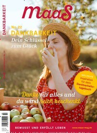 Titelbild der Ausgabe 22/2021 von maas. Diese Zeitschrift und viele weitere Frauenzeitschriften als Abo oder epaper bei United Kiosk online kaufen.