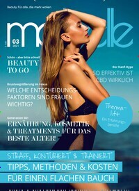Titelbild der Ausgabe 3/2021 von mabelle. Diese Zeitschrift und viele weitere Frauenzeitschriften als Abo oder epaper bei United Kiosk online kaufen.