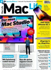 Titelbild der Ausgabe 5/2022 von Mac Life. Diese Zeitschrift und viele weitere Computerzeitschriften, Tabletmagazine und Smartphonemagazine als Abo oder epaper bei United Kiosk online kaufen.