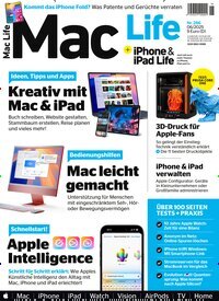 Titelbild der Ausgabe 6/2025 von Mac Life. Diese Zeitschrift und viele weitere Computerzeitschriften, Tabletmagazine und Smartphonemagazine als Abo oder epaper bei United Kiosk online kaufen.