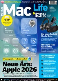 Titelbild der Ausgabe 8/2025 von Mac Life. Diese Zeitschrift und viele weitere Computerzeitschriften, Tabletmagazine und Smartphonemagazine als Abo oder epaper bei United Kiosk online kaufen.