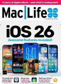 Titelbild der Ausgabe 10/2025 von Mac Life USA. Diese Zeitschrift und viele weitere Computerzeitschriften, Tabletmagazine und Smartphonemagazine als Abo oder epaper bei United Kiosk online kaufen.