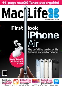 Titelbild der Ausgabe 11/2025 von Mac Life USA. Diese Zeitschrift und viele weitere Computerzeitschriften, Tabletmagazine und Smartphonemagazine als Abo oder epaper bei United Kiosk online kaufen.