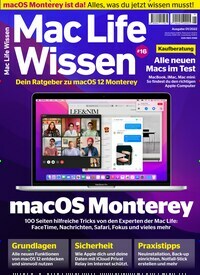 Titelbild der Ausgabe 1/2022 von Mac Life Wissen. Diese Zeitschrift und viele weitere Computerzeitschriften, Tabletmagazine und Smartphonemagazine als Abo oder epaper bei United Kiosk online kaufen.