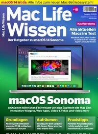 Titelbild der Ausgabe 1/2024 von Mac Life Wissen. Diese Zeitschrift und viele weitere Computerzeitschriften, Tabletmagazine und Smartphonemagazine als Abo oder epaper bei United Kiosk online kaufen.