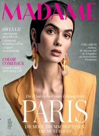 Titelbild der Ausgabe 6/2022 von Madame. Diese Zeitschrift und viele weitere Frauenzeitschriften als Abo oder epaper bei United Kiosk online kaufen.