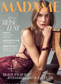 Titelbild der Ausgabe 6/2025 von Madame. Diese Zeitschrift und viele weitere Frauenzeitschriften als Abo oder epaper bei United Kiosk online kaufen.