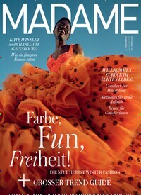 Titelbild der Ausgabe 9/2021 von Madame. Diese Zeitschrift und viele weitere Modemagazine und DIY-Magazine als Abo oder epaper bei United Kiosk online kaufen.