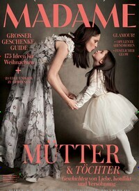 Titelbild der Ausgabe 12/2021 von Madame. Diese Zeitschrift und viele weitere Modemagazine und DIY-Magazine als Abo oder epaper bei United Kiosk online kaufen.