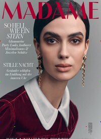 Titelbild der Ausgabe 12/2025 von Madame. Diese Zeitschrift und viele weitere Frauenzeitschriften als Abo oder epaper bei United Kiosk online kaufen.