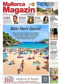 Titelbild der Ausgabe 34/2025 von Mallorca Magazin. Diese Zeitschrift und viele weitere Wirtschaftsmagazine und Politikmagazine als Abo oder epaper bei United Kiosk online kaufen.