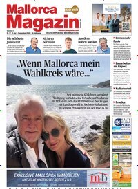 Titelbild der Ausgabe 37/2026 von Mallorca Magazin. Diese Zeitschrift und viele weitere Wirtschaftsmagazine und Politikmagazine als Abo oder epaper bei United Kiosk online kaufen.