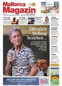 Titelbild der Ausgabe 40/2026 von Mallorca Magazin. Diese Zeitschrift und viele weitere Wirtschaftsmagazine und Politikmagazine als Abo oder epaper bei United Kiosk online kaufen.