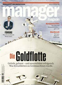 Titelbild der Ausgabe 8/2019 von manager magazin. Diese Zeitschrift und viele weitere Wirtschaftsmagazine und Politikmagazine als Abo oder epaper bei United Kiosk online kaufen.
