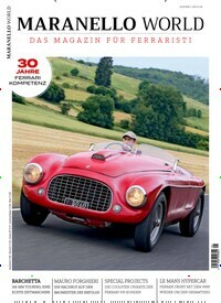 Titelbild der Ausgabe 1/2023 von Maranello World. Diese Zeitschrift und viele weitere Automagazine und Motorradzeitschriften als Abo oder epaper bei United Kiosk online kaufen.