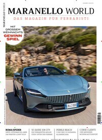 Titelbild der Ausgabe 4/2023 von Maranello World. Diese Zeitschrift und viele weitere Automagazine und Motorradzeitschriften als Abo oder epaper bei United Kiosk online kaufen.