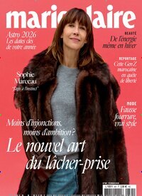 Titelbild der Ausgabe 1/2026 von Marie Claire Frankreich. Diese Zeitschrift und viele weitere Frauenzeitschriften als Abo oder epaper bei United Kiosk online kaufen.