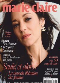 Titelbild der Ausgabe 10/2025 von Marie Claire Frankreich. Diese Zeitschrift und viele weitere Frauenzeitschriften als Abo oder epaper bei United Kiosk online kaufen.