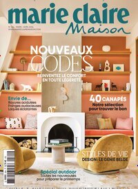 Titelbild der Ausgabe 2/2026 von Marie claire maison Frankreich. Diese Zeitschrift und viele weitere Gartenzeitschriften und Wohnzeitschriften als Abo oder epaper bei United Kiosk online kaufen.