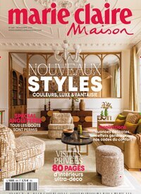 Titelbild der Ausgabe 9/2026 von Marie claire maison Frankreich. Diese Zeitschrift und viele weitere Gartenzeitschriften und Wohnzeitschriften als Abo oder epaper bei United Kiosk online kaufen.