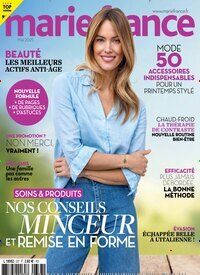 Titelbild der Ausgabe 3/2025 von Marie France. Diese Zeitschrift und viele weitere Frauenzeitschriften als Abo oder epaper bei United Kiosk online kaufen.
