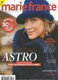 Titelbild der Ausgabe 9/2025 von Marie France. Diese Zeitschrift und viele weitere Frauenzeitschriften als Abo oder epaper bei United Kiosk online kaufen.