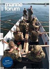 Titelbild der Ausgabe 2/2021 von Marineforum. Diese Zeitschrift und viele weitere Logistikmagazine und Medienmagazine als Abo oder epaper bei United Kiosk online kaufen.