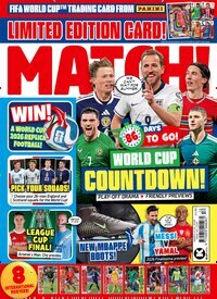 Titelbild der Ausgabe 5/2026 von Match!. Diese Zeitschrift und viele weitere Sportmagazine als Abo oder epaper bei United Kiosk online kaufen.