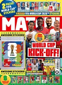 Titelbild der Ausgabe 11/2026 von Match!. Diese Zeitschrift und viele weitere Sportmagazine als Abo oder epaper bei United Kiosk online kaufen.