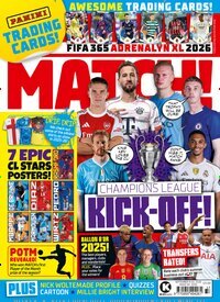 Titelbild der Ausgabe 17/2025 von Match!. Diese Zeitschrift und viele weitere Sportmagazine als Abo oder epaper bei United Kiosk online kaufen.