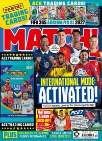 Titelbild der Ausgabe 18/2026 von Match!. Diese Zeitschrift und viele weitere Sportmagazine als Abo oder epaper bei United Kiosk online kaufen.