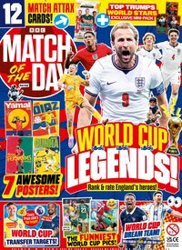 Titelbild der Ausgabe 14/2026 von Match of the Day Magazine. Diese Zeitschrift und viele weitere Sportmagazine als Abo oder epaper bei United Kiosk online kaufen.