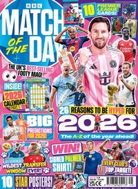 Titelbild der Ausgabe 25/2025 von Match of the Day Magazine. Diese Zeitschrift und viele weitere Sportmagazine als Abo oder epaper bei United Kiosk online kaufen.