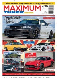 Titelbild der Ausgabe 4/2026 von Maximum Tuner. Diese Zeitschrift und viele weitere Automagazine und Motorradzeitschriften als Abo oder epaper bei United Kiosk online kaufen.