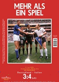 Titelbild der Ausgabe 1/2020 von Mehr als ein Spiel Deutschland Italien 1970. Diese Zeitschrift und viele weitere Sportmagazine als Abo oder epaper bei United Kiosk online kaufen.