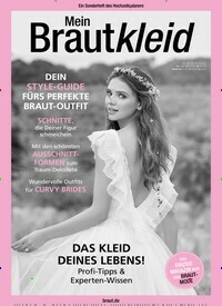 Titelbild der Ausgabe 1/2021 von Mein Brautkleid. Diese Zeitschrift und viele weitere Modemagazine und DIY-Magazine als Abo oder epaper bei United Kiosk online kaufen.