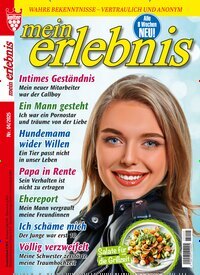 Titelbild der Ausgabe 4/2025 von Mein Erlebnis. Diese Zeitschrift und viele weitere Frauenzeitschriften als Abo oder epaper bei United Kiosk online kaufen.