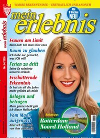 Titelbild der Ausgabe 4/2026 von Mein Erlebnis. Diese Zeitschrift und viele weitere Frauenzeitschriften als Abo oder epaper bei United Kiosk online kaufen.