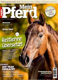 Titelbild der Ausgabe 10/2019 von Mein Pferd. Diese Zeitschrift und viele weitere Sportmagazine als Abo oder epaper bei United Kiosk online kaufen.
