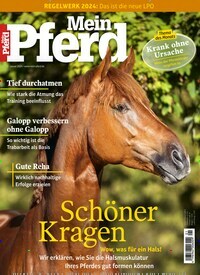 Titelbild der Ausgabe 10/2024 von Mein Pferd. Diese Zeitschrift und viele weitere Sportmagazine als Abo oder epaper bei United Kiosk online kaufen.