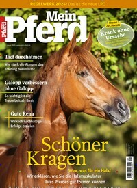 Titelbild der Ausgabe 10/2024 von Mein Pferd. Diese Zeitschrift und viele weitere Sportmagazine als Abo oder epaper bei United Kiosk online kaufen.