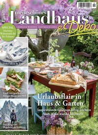 Titelbild der Ausgabe 2/2025 von Mein schönes Landhaus. Diese Zeitschrift und viele weitere Gartenzeitschriften und Wohnzeitschriften als Abo oder epaper bei United Kiosk online kaufen.